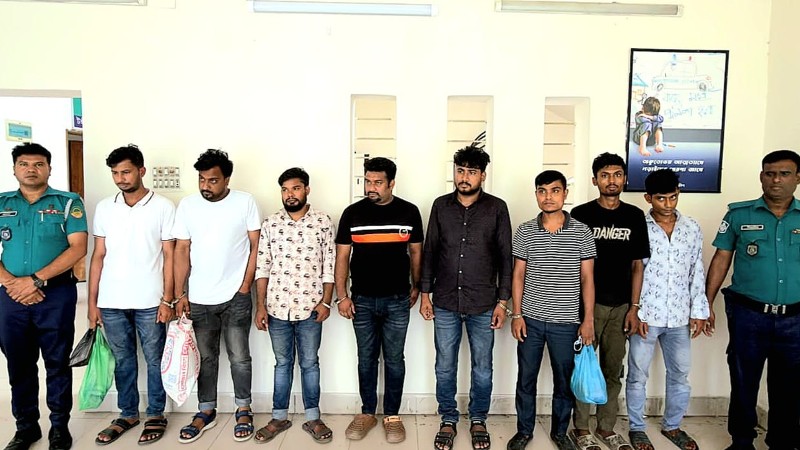 টঙ্গীতে ঝুট ব্যবসায়ীর কাছে চাঁদা দাবি ও মহড়া: যুবদল নেতাসহ ১১ জন গ্রেফতার