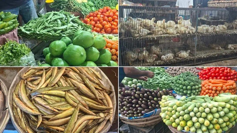 রাজধানীর বাজারে উত্তাপ: শিম ২০০, ব্রয়লার ১৮০, চড়া মাছ-সবজি